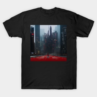 Vintage Cyberpunk Night City T-Shirt